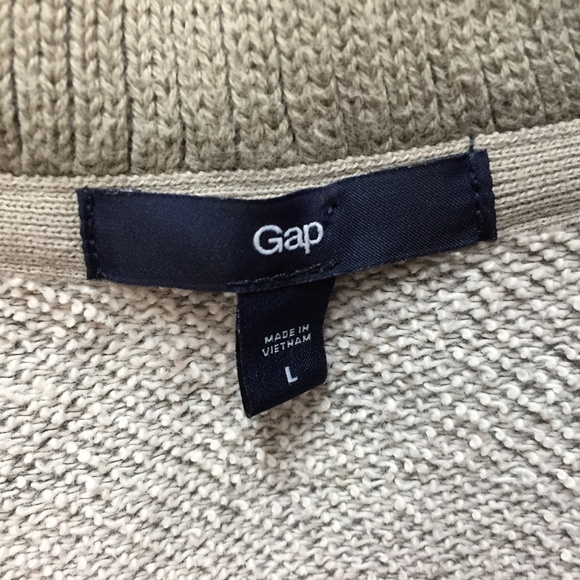 GAP Gray Button Down Knit Jacket - Picture 7 of 16